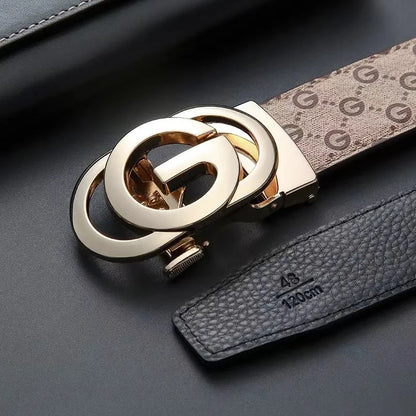 Cintura da Uomo in Vera Pelle e Cuoio Giovane – Design Versatile ed Elegante per Jeans e Look Casual