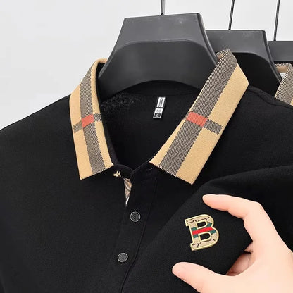 Polo da Uomo con Logo di Lusso: T-Shirt Paul in Sete e Cotone per l'Estate